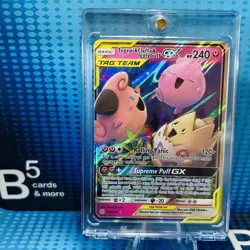 Pokemon Tcg Togepi & Cleffa & Igglybuff GX 143/236 Sm-Cosmic Eclipse Holo - Image 1