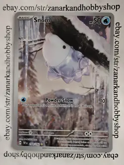 Pokemon Snom 168/162 Temporal Forces NM - Image 1