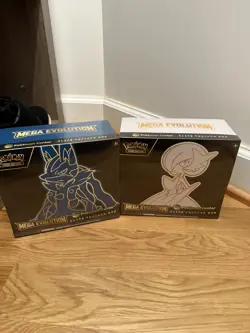 Pokemon Center Mega Evolution Gardevoir & Lucario ETB Elite Trainer Box Set Of 2 - Image 1