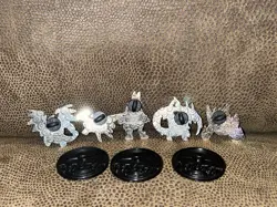 Charizard Lucario Gengar Latios Pokemon 5 Pin Lot 2014 Enamel + Shiny Holo Coins - Image 5