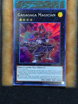 Yugioh Gagagaga Magician LED6-EN034 Super Rare NM - Image 1
