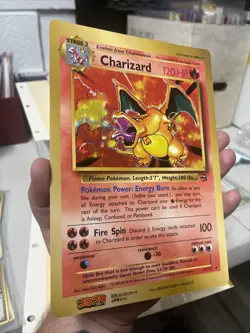 Charizard Jumbo Corocoro Comics Promo 4/102 English Pokemon Card 1999 Oversized - Image 2