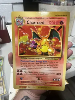 Charizard Jumbo Corocoro Comics Promo 4/102 English Pokemon Card 1999 Oversized - Image 4