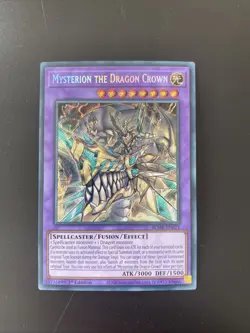 Yu-Gi-Oh TCG Mysterion the Dragon Crown BLMR-EN071 Secret Rare 1st Edition - Image 1