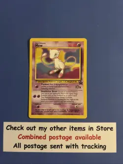 Pokemon TCG Cards Mew 8 WOTC Black Star Promo NM - Image 1