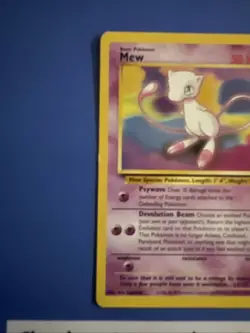 Pokemon TCG Cards Mew 8 WOTC Black Star Promo NM - Image 2