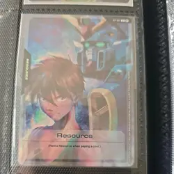 Gundam Card Game Heero Yuy Wing Resource Beta Promo (Foil) Expo 2025 - Image 1