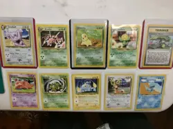 Neo Genesis Lot - 10 Pokemon Cards LP to NM - Granbull, Chikorita, Lanturn - Image 1