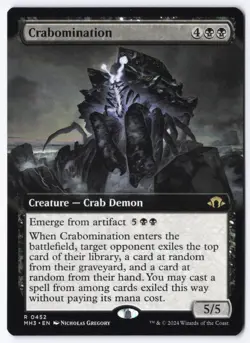 Crabomination (Extended Art) R Modern Horizons 3 452 NM - Image 1