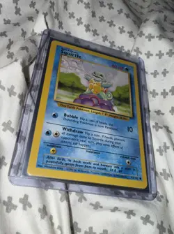 Pokemon TCG Squirtle Base Set 1999 #63 Vintage Card NM English Great Conf - Image 2
