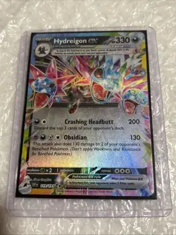 Pokemon TCG Hydreigon EX 119/1912024 Ultra Rare Full Art Holo Surging Sparks - Image 1