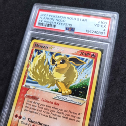2007 Flareon Gold Star #100/108 EX Power Keepers - Pokemon TCG English PSA 4 - Image 2