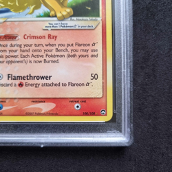 2007 Flareon Gold Star #100/108 EX Power Keepers - Pokemon TCG English PSA 4 - Image 4