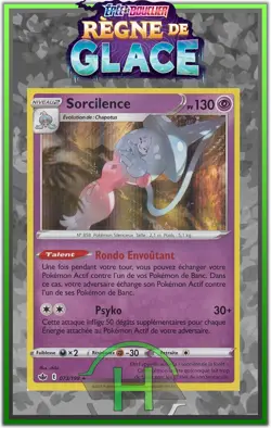 Sorcilence Holo - EB06:Regne de Glace - 156/198 - Carte Pokemon FR Neuve - Image 1