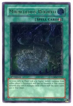 Yugioh! Miraculous Rebirth - CDIP-EN044 - Ultimate Rare - 1st Edition Near Mint, - Image 1