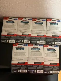 Lot Of 7 Pokemon TCG Scarlet &Violet Temporal Forces Checklane Blister Bellibolt - Image 2