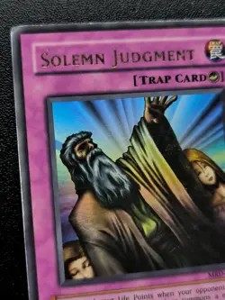 Solemn Judgment - MRD-E127 - Ultra rare unlimited - HP Yugioh - Image 5