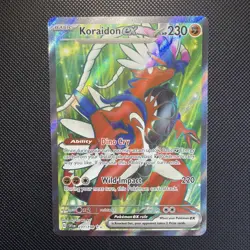 Pokemon Koraidon EX 231/198 Scarlet Violet Base Card Near Mint Condition - Image 1
