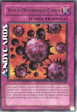 VIRUS DISTRUGGI-CARTE • (Crush Card Virus) • Rara • TU01 IT006 • Unl • Yugioh! - Image 1