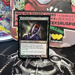 Blood Seeker - Zendikar - Magic the Gathering MTG HP HEAVY PLAYED TO MP FOIL - Image 1