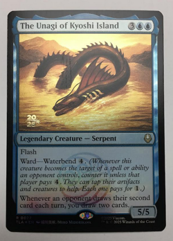 The Unagi of Kyoshi Island Avatar: The Last Airbender Pre-release Promo Foil - Image 1