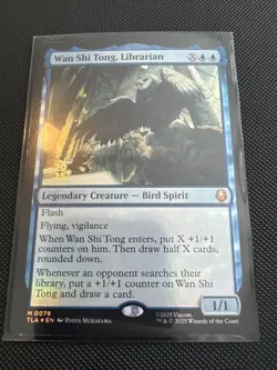 Wan Shi Tong Librarian Prerelease Promo MTG Avatar The Last Airbender NM/M - Image 1