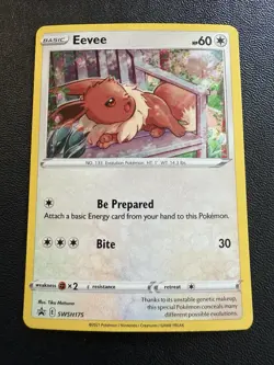 Pokemon Card - Eevee Holo Promo SWSH175 - Sword & Shield - Image 1