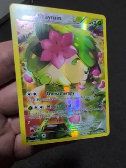 2016 Pokemon Shaymin Full Art Holo Promo Card XY115 - Image 1