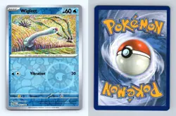 Wiglett #52/182 SV Paradox Rift 2023 Reverse Holo Common Pokemon TCG Card - Image 1