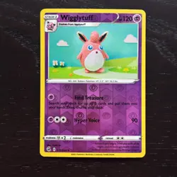 Wigglytuff 111/264 Pokemon Fusion Strike Sword & Shield Reverse Holo Uncommon NM - Image 1
