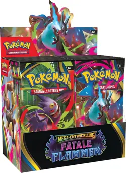Pokemon TCG Karten ME02 Display Mega Entwicklungen Fatale Flammen (DE) - OVP - Image 1