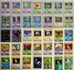 Pokemon TCG Team Rocket (2000), XY Evolutions (2016) Lot Venusaur Dark Blastoise - Image 1