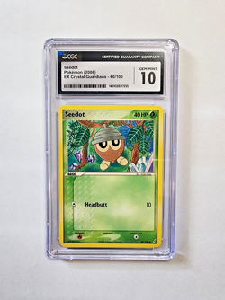 *Seedot Pokemon 2006 EX Crystal Guardians 60/100 CGC 10 GEM MINT* - Image 1