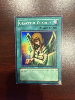 Graceful Charity 1st Edition Super Rare Starter Deck: Pegasus SDP-040 LP - Image 2