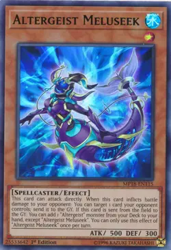 Altergeist Meluseek - MP18-EN115 - Ultra Rare - 1st Edition - Lightly Played - Image 1