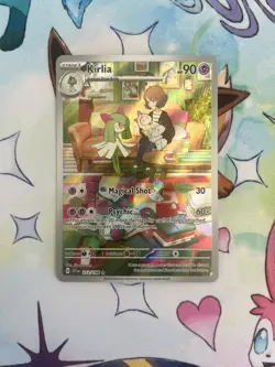 Kirlia 212/198 Illustration Rare Scarlet & Violet Pokemon Near Mint Pokemon Card - Image 1