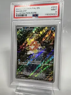 Pokemon TCG Magikarp Scarlet & Violet Paldea Evolved Holo Card 203/193 PSA 9 - Image 2