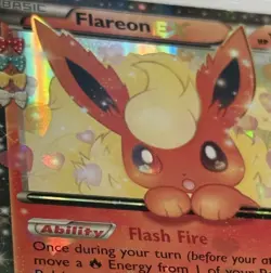 Pokemon TCG Flareon EX Holo Rare Card RC6/RC32 Generations Radiant Collection - Image 3