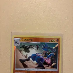 Lucario 117 Reverse Holo Foil 2019 Unified Minds Sun & Moon Ex Rare Pokemon Card - Image 3