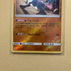 Lucario 117 Reverse Holo Foil 2019 Unified Minds Sun & Moon Ex Rare Pokemon Card - Image 4