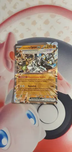 Pokemon TCG Twilight Masquerade Cornerstone Mask Ogerpon EX Card 112/167 - Image 1