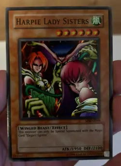Yugioh Card Harpie Lady Sisters MRD-E009 Super Rare NM Card - Image 4