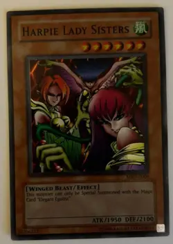 Yugioh Card Harpie Lady Sisters MRD-E009 Super Rare NM Card - Image 5