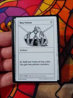 Mox Poison Mystery Booster 2 Playtest Cards MTG MINT - Image 1