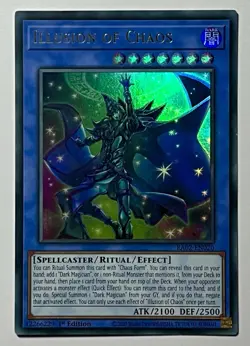 Illusion of Chaos RA02-EN020 (NM) Ultra Rare 1st Edition YuGiOh Card - Image 1