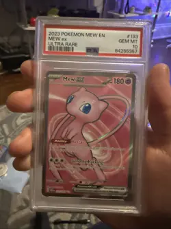 Pokemon Mew EX TCG Scarlet & Violet Holo Ultra Rare Card PSA 10!!! - Image 1