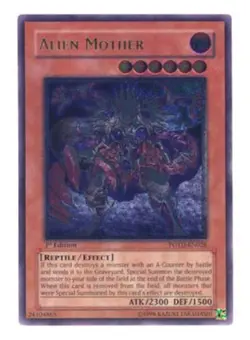 Yugioh! LP Alien Mother - POTD-EN028 - Ultimate Rare - Unlimited Edition Lightly - Image 1