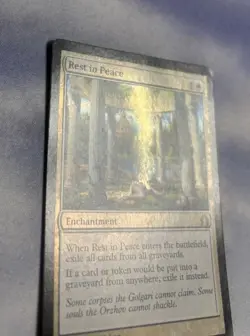 MTG Rest In Peace FOIL Return To Ravnica Magic The Gathering Heavy Play HP - Image 3