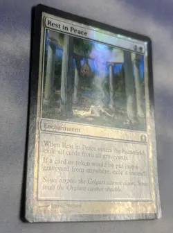 MTG Rest In Peace FOIL Return To Ravnica Magic The Gathering Heavy Play HP - Image 4