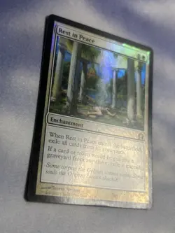 MTG Rest In Peace FOIL Return To Ravnica Magic The Gathering Moderate Play MP - Image 1